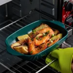 Bread Pan for Baking Tools and Accessories Oven Tray Kitchen Utensil Porcelain Dishes Cooking Utensils Bakeware Ceramic Pans Bar - Image 2