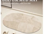 Absorbent bath mat diatom mud anti-slip bathroom rug