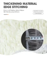 Plush bathroom rug set with toilet lid cover and mat in a modern bathroom