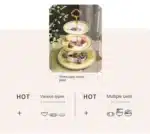 Nordic retro European tableware porcelain plates cups saucers pots high-end luxury sets creative home gifts – in a cozy room
