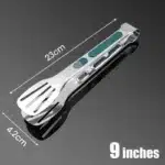 7/9/12 Inch Non-slip Food Tongs Stainless Steel BBQ Meat Salad Bread Clip Tong Barbecue Grill Buffet Clamp Kitchen Cooking