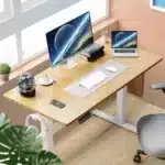 JHK Electric Standing Desk Height Adjustable 40x24 Inch Stand Up Sit Stand Computer Desk Workstation Ergonomic Work Table