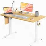 JHK Electric Standing Computer Desk Height Adjustable Workstation Ergonomic Work Table with Metal Frame For Home Office – in