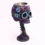 Skull Goblet Resin Steel Cup Creative Beer Mug Gothic 3D Wine Glass Mugs Tea Mug Cocktail Glass Anime Mug Halloween Gift