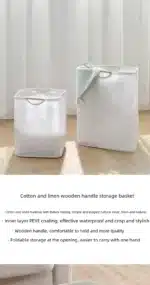 Household Laundry Hamper Dirty Cloth Basket Folding Toy Storage Laundry Basket Large Capacity Multi Functional and Durable