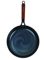 Cast Iron Frying Pan Hand hammering Uncoated Skillet Fried Egg Steak Kitchen Pan for Gas Stove Induction Cooker 30cm – side
