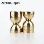 20/40ml Cocktail Bar Stainless Steel Jigger Double Spirit Measuring Cup For Home Bar Party Club Accessories Barware Tools
