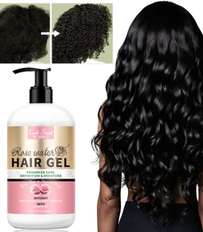 Hair Gel for Curl Define Cream Enhanced Wavy Moisturizer Hydrating Conditioner Rose Extract Bouncy Enhancers Flyaways Control