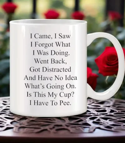 Funny Mug for Older People,Senior Citizens Mugs For Senior Women And Men Gifts Novelty Coffee Ceramic Tea Cups White 11 oz