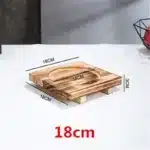 Wood Pot Holder Wooden Trivets Bowl Trivet Hot Stone pot Mat Korean Dolsot Plate Base Placemat Bibimbap Coaster Pan Dish