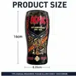 AC/DC 53rd Anniversary 3D Embossed Borosilicate Glass Beer Mug Collectors Set Limited Edition Hard Rock Memorabilia Barware