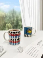 Creative Architecture House Ceramic Teacup 350ml Mug Large Capacity Exquisite Coffee Cup Birthday Gift Breakfast Mug Home