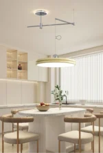 Movable Lamps Modern chandelier lights for Dining island table LED Pendant Lights Cord Indoor Loft Swing Arm Hanging Lamp