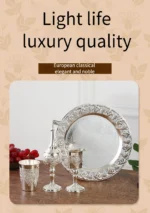 4pcs Set,Kiddush Wine Glass Cup and Tray,Havdalah Candle Holder,Besamim Spice Box Suitable for The End of The Sabbath