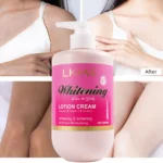 LKIAE Vitamin C and Vitamin E Lightening Body Lotion, Whitening, Softening, 24 Hours Moisturizing, Rapid Absorption, 500ml