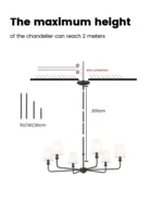 American Style LED Pendant Lamp Modern Minimalist Chandelier Kitchen Island Restaurant Bar Living Room Home Decor Factory