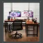 47 in Computer Desk with Drawer, Storage Cabinet Shelve, L Shape Home Office Reversible Study Table, Wood Executive Writing