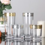 Luxury Wine Crystal Glasses Transparent Champagne Brandy Whisky Glass Cup Home Unleaded Bar Wedding Party Drinkware Barware