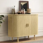 Sideboard Buffet Cabinet with Storage,40" Storage Cabinet with Sliding Door & Adjustable Shelf,Coffee Bar Cabinet Console Table - Image 8