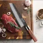 TURWHO 8.2" Japanese Kiritsuke Knife Damascus Steel Hand Forged VG10 Chef Knife Kitchen Sharp Professional Cleaver Cooking