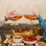 Extra Large Wine Glass Giant Large Capacity Beer Cup Red Wine Glass Goblet Hero Cup – styled in a modern Tabletop setting