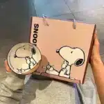 Snoopy 4 Pieces Ceramic Bowl Set 2025 New Style Under Glaze Color Cute Cartoon Pattern Home Noodle Rice Tableware For Kids