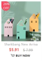 Sharkbang Large Capacity 9 Cell Metal Desk Organizer Mesh Desktop Pencil Pen Sundries Badge Holder Storage Box Stationery