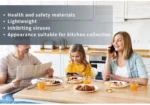 Goldoma stainless steel cutlery set with hammer pattern handles on a wooden table