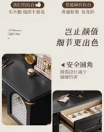 Goldoma compact vanity desk with drawer storage and mirror in a corner bedroom setting