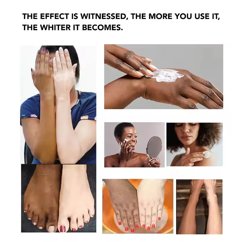 Glutathione Niacinamide Body Lotion Skin Brightening Hydrate Revitalize Even Skin Tone Whitening Face Bleaching Lightening Care