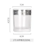 Luxury Wine Crystal Glasses Transparent Champagne Brandy Whisky Glass Cup Home Unleaded Bar Wedding Party Drinkware Barware