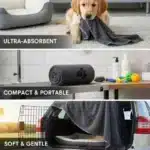 50*100 Super Absorbent Dog Bathrobe Cat Accessories Pet Bath Towel Cat blanket Dog Products Quick Dry Soft Microfiber Pet
