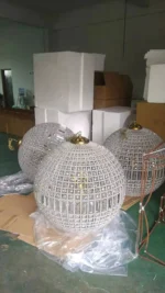 Vintage Crystal Pendant Light Luxury Copper Chandelier for Living Room Villa Dining Room Home Decoration Hanging Lamp – base