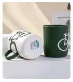 1pc Bike-Shape Bathroom Food-Safe PP Cup Toothbrush Holder Mug Unbreakable And Reusable Gargle Cups Bathroom Mouthwash Mugs
