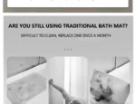 Absorbent bath mat diatom mud anti-slip bathroom rug