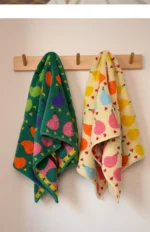 Cute Graffiti  Pears Patter Cotton Soft Face Towel for Kids Absorbent Bath Towel Comfortable Cotton Household Towel Beach Towels - Image 60