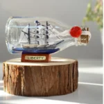 Black Pearl Pirates Of The Caribbean Boat Ship In The Bottle Boat In The Glass Drifting Bottle Creative Crafts Home Office