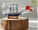 Black Pearl Pirates Of The Caribbean Boat Ship In The Bottle Boat In The Glass Drifting Bottle Creative Crafts Home Office