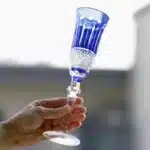 Crystal Flute Champagne Glasses Multicolor Wine Glass Cup Handmade Hand Carved Edo Kiriko Wedding Gift With Gift Box 1PC