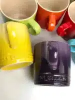 350ml Colorful Ceramic Mug with Handle,Kitchen Porcelain Coffee Cup,Water Milk Cups,Microwave Oven,Dishwasher