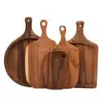 HEMU-Acacia Wood Bread Board, Wood Chopping Board, Western Style, Pizza, Sushi, Cutting Board, Cheese, Steak Tray, Wooden
