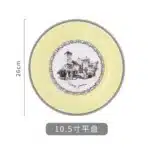 Nordic retro European tableware porcelain plates cups saucers pots high-end luxury sets creative home gifts – styled in a