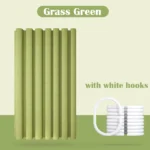 Thick Imitation Linen Shower Curtain Polyester Waterproof Shower Curtain Bath Curtains For Bathroom Bathtub Large Bathing