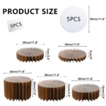 Paper Folding Dessert Table Cupcake Display Stands for Buffet Party Birthday Wedding Window Display Stand Centerpiece Decoration - Image 26