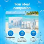 Centella Hyalu-Cica and Poremizing Travel Kit,Toner, Ampoule Serum,Face Moisturizer Cream and Night Sleeping Pack Mini 4pcs