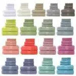 6PCS / 3PCS Luxury Lace Embroidered Cotton Towel Set Bath Towels Face Towel Hand Towel Washcloths Quick Dry Soft Terry