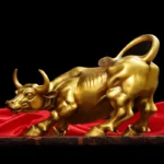 Feng Shui Mascot Copper Bull Wall Street Cattle Sculpture Cow Statue Office Decor Crafts Gift – styled in a modern Living