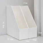 Desktop Book Storage Box Stationery Organizer Desk Storage Rack Bookshelf Pen Holder Organiser Cute Book Stand Bookcase File