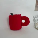 Large capacity pen holder on desk with pens and pencils