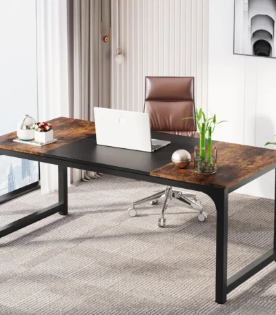 Tribesigns Modern Computer Desk Large Office Desk Computer Table Study Writing Desk Workstation for Home Office